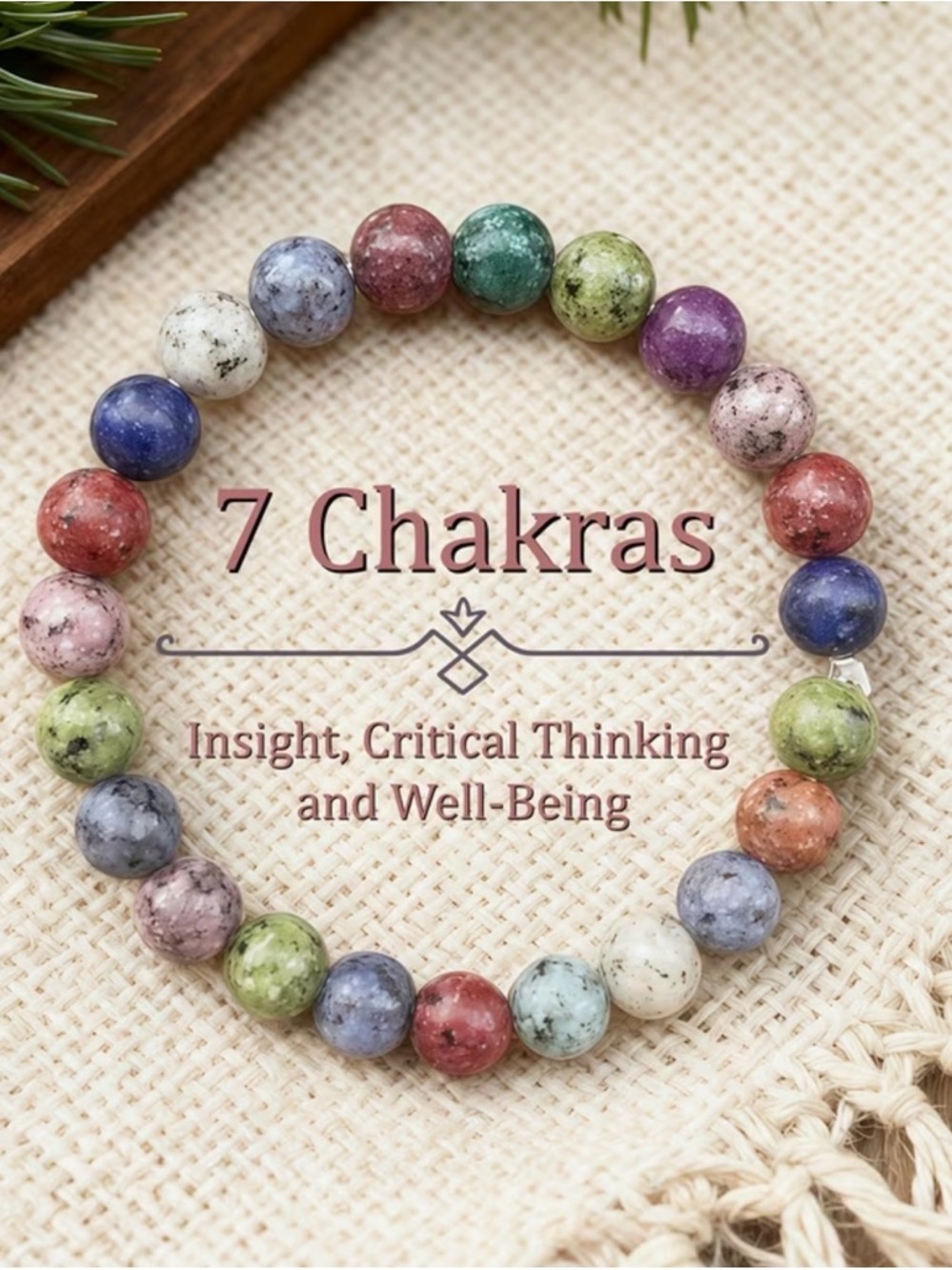 ⭐️2/$15⭐️7 Chakras Multicolor Bracelet